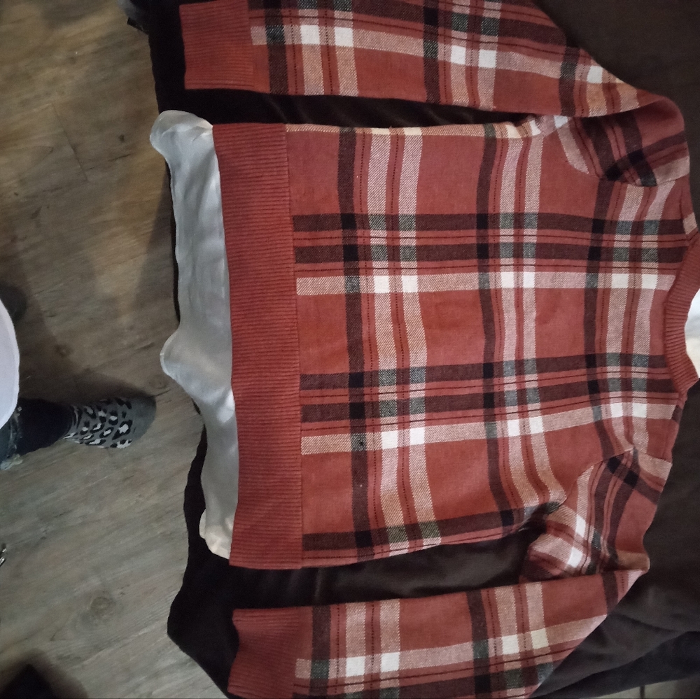 Plaid blouse